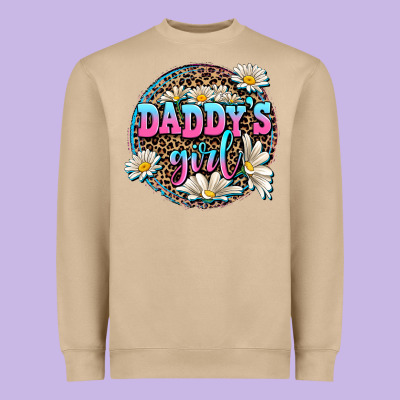 Daddy's Girl Heavyweight Sweatshirt Designed By Adodesignshop