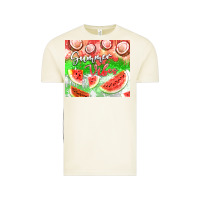 Vintage Arctic Watermelon and coconut summer 20oz skinny tumbler Vintage Tee - FaDigitalArtStudio