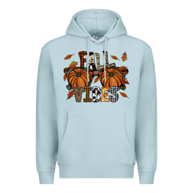 Fall Vibes Premium Hoodie by SublimationCraftShop | Teevron