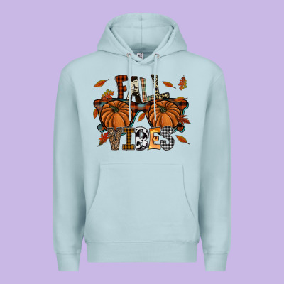 Fall Vibes Premium Hoodie Designed By Sublimationcraftshop