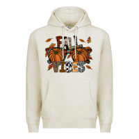 Oatmeal Heather fall vibes Premium Hoodie - SublimationCraftShop