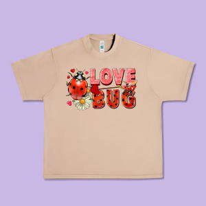 Love Bug Urban Heavy Tee Designed By Fadigitalartstudio