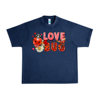 Navy Love Bug Urban Heavy Tee - FaDigitalArtStudio
