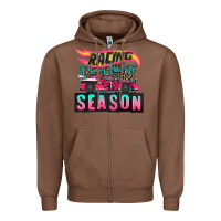 Chestnut racing it's my favorite season sport car Zipper Hoodie - AdoDesignShop