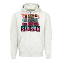 Oatmeal Heather racing it's my favorite season sport car Zipper Hoodie - AdoDesignShop
