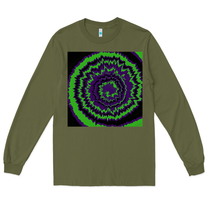 Halloween Tie Dye Pattern Black Long Sleeve Tee by RanaPortraitStore | Teevron