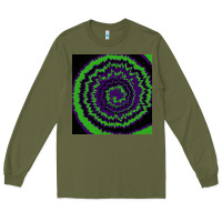Army Green halloween tie dye pattern black Long Sleeve Tee - RanaPortraitStore