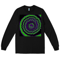 Black halloween tie dye pattern black Long Sleeve Tee - RanaPortraitStore