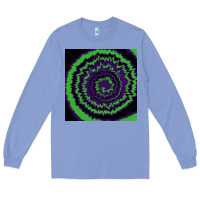 Colony Blue halloween tie dye pattern black Long Sleeve Tee - RanaPortraitStore