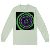 Matcha halloween tie dye pattern black Long Sleeve Tee - RanaPortraitStore
