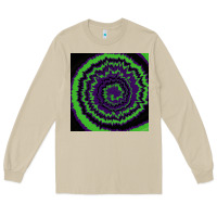 Mushroom halloween tie dye pattern black Long Sleeve Tee - RanaPortraitStore