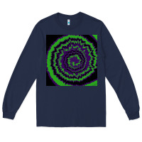 Navy halloween tie dye pattern black Long Sleeve Tee - RanaPortraitStore