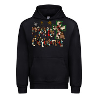 Black merry christmas Urban Hoodie - JahusDesignShop