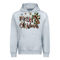 Heather Grey merry christmas Urban Hoodie - JahusDesignShop