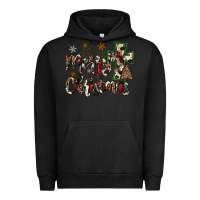 Pigment Black merry christmas Urban Hoodie - JahusDesignShop