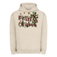 Pigment French Oak merry christmas Urban Hoodie - JahusDesignShop