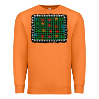 Carrot christmas buffalo plaid and lights background Premium Sweatshirt - AdoDesignShop