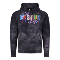 Cloud Black easter with leopard Vintage Hoodie - FaDigitalArtStudio