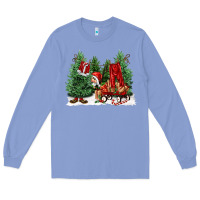 Colony Blue christmas santa Long Sleeve Tee - FaDigitalArtStudio