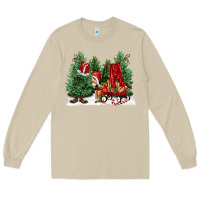 Mushroom christmas santa Long Sleeve Tee - FaDigitalArtStudio