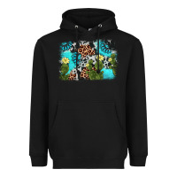 Black cactus gemstone background Heavyweight Hoodie - AdoDesignShop