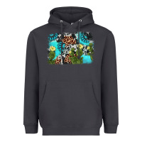 Smoke cactus gemstone background Heavyweight Hoodie - AdoDesignShop