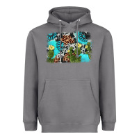 Storm cactus gemstone background Heavyweight Hoodie - AdoDesignShop