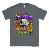 Charcoal Heather happy haunting and to all a good fright Classic Tee - CowGirlArtShop