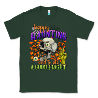 Sports Green happy haunting and to all a good fright Classic Tee - CowGirlArtShop