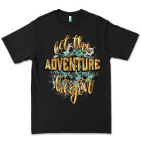 Black let the adventure begin 2024 Premium Tee - CowGirlArtShop