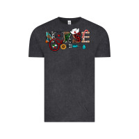 Vintage Black christmas nurse Vintage Tee - RanaPortraitStore