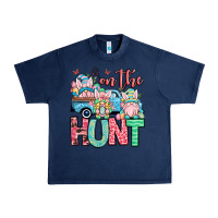 Navy Easter gnomes on the hunt Urban Heavy Tee - OliviaCreatesArt