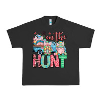 Pigment Black Easter gnomes on the hunt Urban Heavy Tee - OliviaCreatesArt