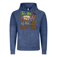 Vintage Denim for the love of the coffee bbs Vintage Hoodie - BundleAndBundleShop