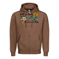 Chestnut first we drink coffee then we do this Zipper Hoodie - AdoDesignShop