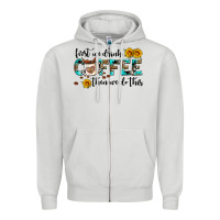 Dove Grey first we drink coffee then we do this Zipper Hoodie - AdoDesignShop