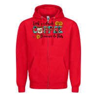 Red first we drink coffee then we do this Zipper Hoodie - AdoDesignShop