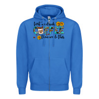 True Royal first we drink coffee then we do this Zipper Hoodie - AdoDesignShop