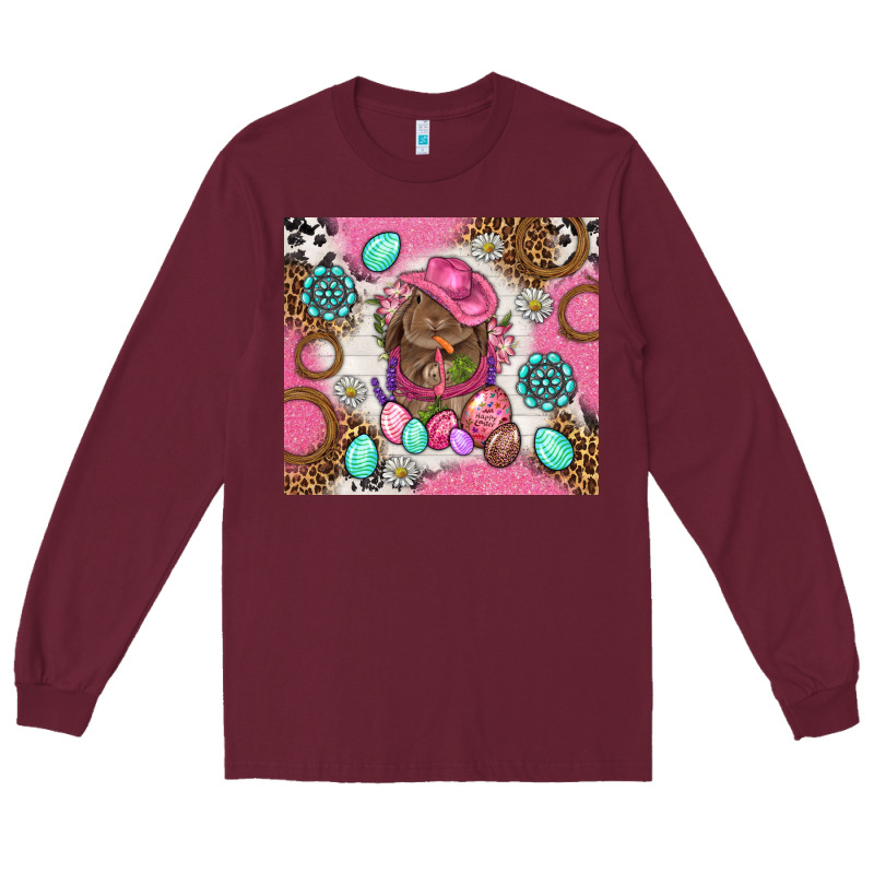Cowboy Bunny Easter Tumbler Long Sleeve Tee by BundleAndBundleShop | Teevron