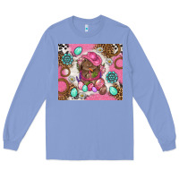 Colony Blue Cowboy Bunny Easter Tumbler Long Sleeve Tee - BundleAndBundleShop