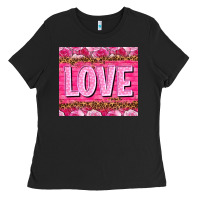 Black Love Valentine's day tumbler Ladies Tee - HowdyJamesFarm