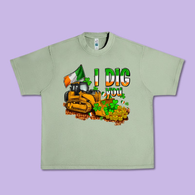 I Dig You St. Patrick's Urban Heavy Tee Designed By Oliviacreatesart