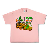 Salmon I dig you St. Patrick's Urban Heavy Tee - OliviaCreatesArt