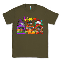 Army Green happy hallothanksmas truck Classic Tee - CowGirlArtShop