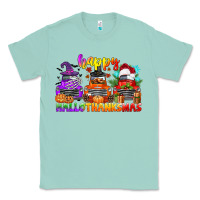 Seafoam happy hallothanksmas truck Classic Tee - CowGirlArtShop