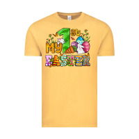 Vintage Mustard Easter Day My first Easter with eggs and rabbits Vintage Tee - OliviaCreatesArt