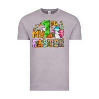 Vintage Zinc Easter Day My first Easter with eggs and rabbits Vintage Tee - OliviaCreatesArt