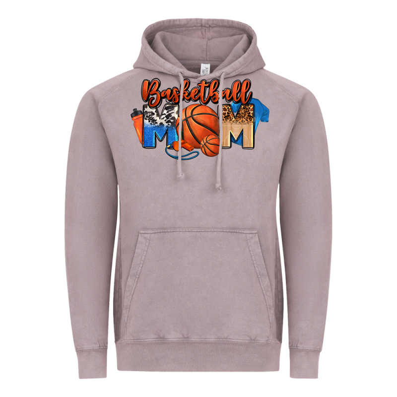 Basketball Mom Vintage Hoodie by FaDigitalArtStudio | Teevron