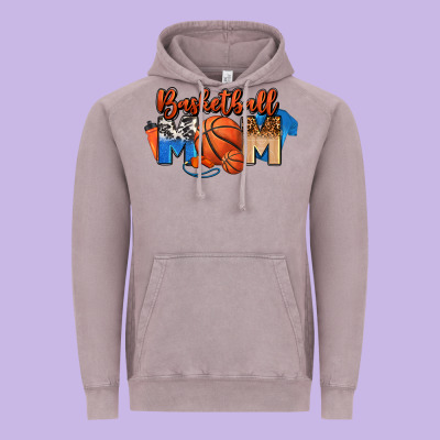 Basketball Mom Vintage Hoodie Designed By Fadigitalartstudio