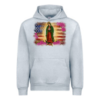Heather Grey america our lady of guadalupe Urban Hoodie - JahusDesignShop